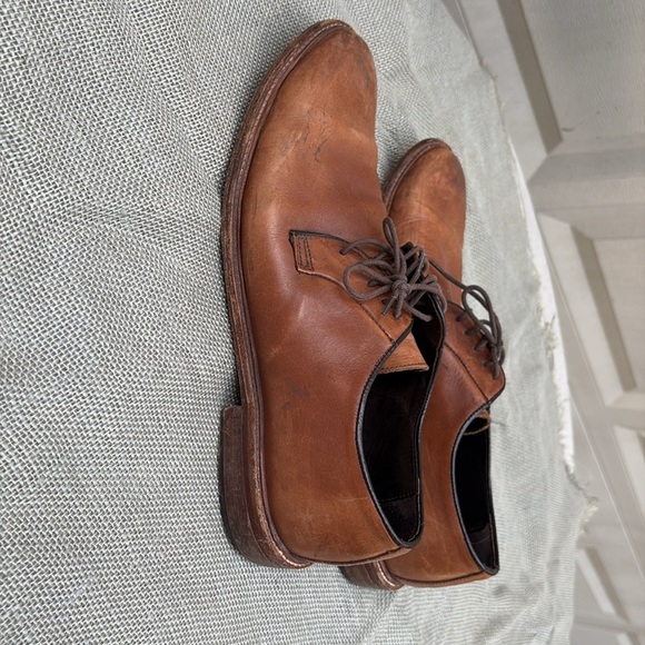 To Boot New York Adam Derrick Brown Leather Oxoford Shoes 13 - Picture 4 of 5
